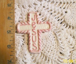 Mosaic Tile ~JESUS CROSS ~1 HM Clay Kiln Fired Tiles
