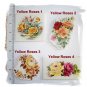 Mosaic Tiles ~BEAUTIFUL YELLOW ROSE FOCAL~ 1 Lg. Tile