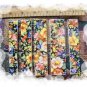 *~SUMMER FLOWER CHINTZ~* 5 U-Cut-2-Fit Mosaic Tiles