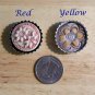 1 Pottery Embellishment *~BOTTLE CAP FLOWER PENDANT~*
