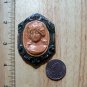 Pottery Embellishmt~PORTRAIT LADY~LG. Pendant-Tile-Art
