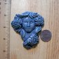Pottery Embellishment FLOWER LADY*~LG. Pendant-Tile-Art