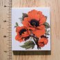Mosaic Tiles *~BIG RED POPPY~* 1 LG HM FOCAL Kiln Fired