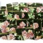 *Elegant **ROSES ON BLACK* * 50+ Mosaic Tiles