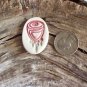 1 HM Pottery *~MATTE RUSTIC ROSE~* Mosaic, Jewelry