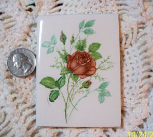 Mosaic Tiles  *~LG LONG STEMMED ROSE~* 1 LG HM CTR SALE
