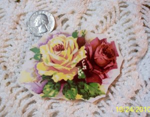 Mosaic Tiles  *~YELLOW & RED ROSE BOUQUET~* HM CTR