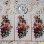 3 Mosaic Tiles ~*GORGEOUS ROSES*~ HM FOCALS CENTER
