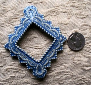 HM Pottery*~SMALL EMBOSSED FRAME~*Picture, Mirror, etc