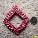 HM Pottery~SM PINK EMBOSSED FRAME~Picture, Mirror, etc