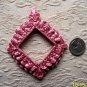 HM Pottery~SM PINK EMBOSSED FRAME~Picture, Mirror, etc