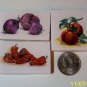 4 Mosaic Tiles ~*DELICIIOUS VEGGIES*~ FOCALS*~