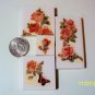 5 Mosaic Tiles ~*BUTTERFLY & ROSES*~ FOCALS*~