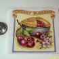 Mosaic Tiles  *~CHERRY PIE FOCAL~* 1 LG HM Fired 22K