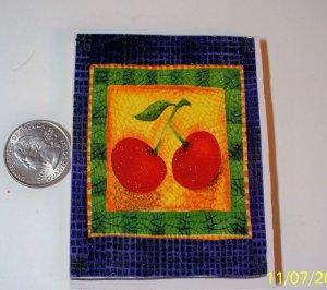 Mosaic Tiles  *~LARGE CHERRY FOCAL~* 1 LG HM Fired
