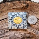 HM Pottery Ceramic *~LARGE SUN TILE~* Tile /Pendant