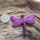 Mosaic Tiles *~PURPLE DRAGONFLY~*Kiln Fired HM Pendant