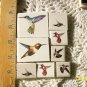 Mosaic Tiles~*SET OF HUMMINGBIRDS*~8 FOCALS~Kiln Fired