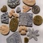 Mosaic Tiles~EMBOSSED ORIGINALS~15 Kiln Fired HM Clay