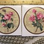 Mosaic Tiles *~BEAUTIFUL PINK ROSES~* 2 LG FOCALS