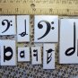 Mosaic Tiles *~MUSICAL NOTES~* 8 LG FOCALS OOAK