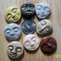Mosaic Tiles ~EARTH TONE FACES~ 8 HM Focals Kiln Fired