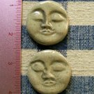 Mosaic Tiles ~*MED. OLIVE FACES*~ 2 HM Clay Kiln Fired
