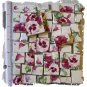 Stunning ~~PURPLE PANSY CHINTZ ~~ 50+ Mosaic Tiles