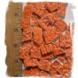 Mosaic Tiles*~EMBOSSED ORANGE*~ HM Kiln Fired Fillers