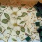 Broken China~MAGNOLIA FOCAL+Stnd Glass~100 Mosaic Tiles