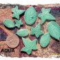 HANDMADE POTTERY*~ART LEAVES+~ Mosaic Embellishments