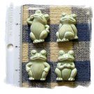 Adoable Mosaic Tiles *~PATINA FROGS~* 4 HM Pottery Clay
