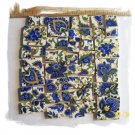 Elegant *~BLUE & 22K GOLD CHINTZ~*  50+ Mosaic Tiles
