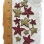 Mosaic Tiles ~Weathered Rock LEAVES ~12 Kiln Fired Clay