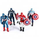 4 pc Captain America Action Figures
