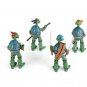 Teenage Mutant Turtles in Cases x 4