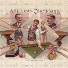 Vintage American Champions Digital Cigar Art Ephemera Scrapbooking Altered Art