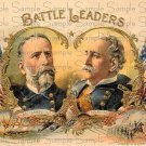 Vintage Battle Leaders Digital Cigar Art Ephemera Scrapbooking Altered Art