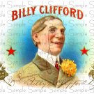 Billy Clifford Digital Vintage Cigar Art Ephemera Scrapbooking Altered Art