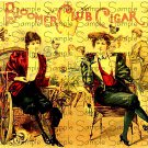 Bloomer Club Digital Vintage Cigar Art Ephemera Scrapbooking Altered Art