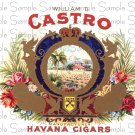 Castro Digital Vintage Cigar Art Ephemera Scrapbooking Altered Art