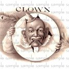 Clown Digital Vintage Cigar Art Ephemera Scrapbooking Altered Art