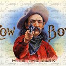 Cowboy Digital Vintage Cigar Art Ephemera Scrapbooking Altered Art