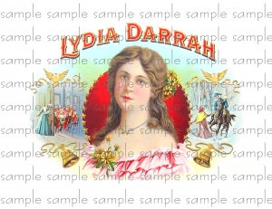 Lydia Darram Vintage Digital Cigar Box Art Ephemera Scrapbooking Altered Art Decoupage