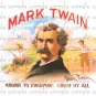 Mark Twain Vintage Digital Cigar Box Art Ephemera Scrapbooking Altered Art Decoupage