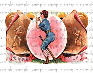 Metropolitan Match Vintage Digital Cigar Box Art Ephemera Scrapbooking Altered Art Decoupage