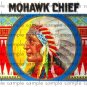 Mohawk Chief Vintage Digital Cigar Box Art Ephemera Scrapbooking Altered Art Decoupage