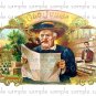 Old Judge Vintage Digital Cigar Box Art Ephemera Scrapbooking Altered Art Decoupage