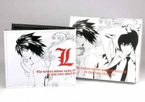 Japan Anime Death Note Light Yagami Wallet & L Wrist Band Set Ref#DN001