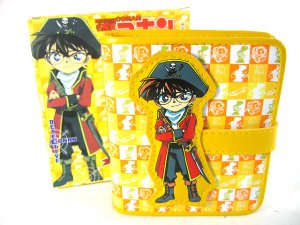 Japan Anime Detective Conan Shinichi Yellow Privates Wallet Ref#DCW001